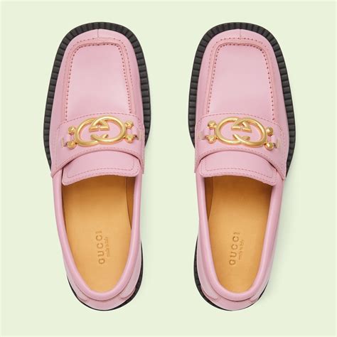 pink gucci loafer|Gucci loafers suede.